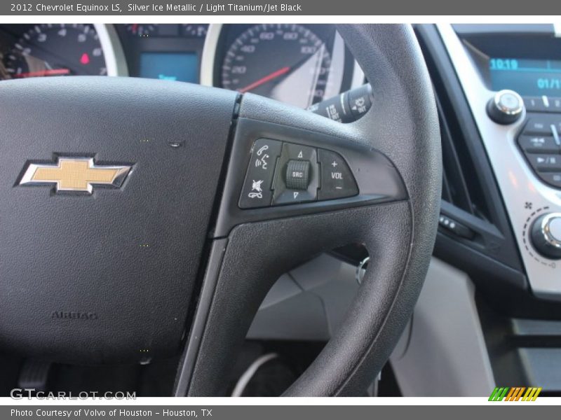 Silver Ice Metallic / Light Titanium/Jet Black 2012 Chevrolet Equinox LS