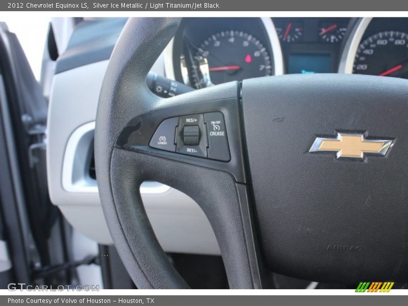 Silver Ice Metallic / Light Titanium/Jet Black 2012 Chevrolet Equinox LS