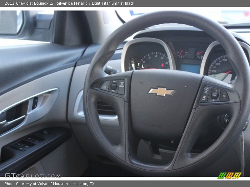 Silver Ice Metallic / Light Titanium/Jet Black 2012 Chevrolet Equinox LS