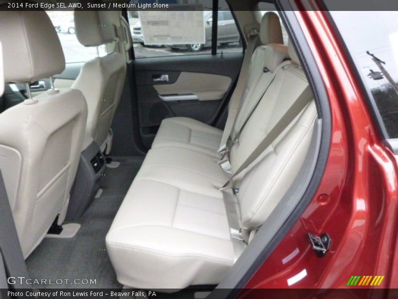 Sunset / Medium Light Stone 2014 Ford Edge SEL AWD