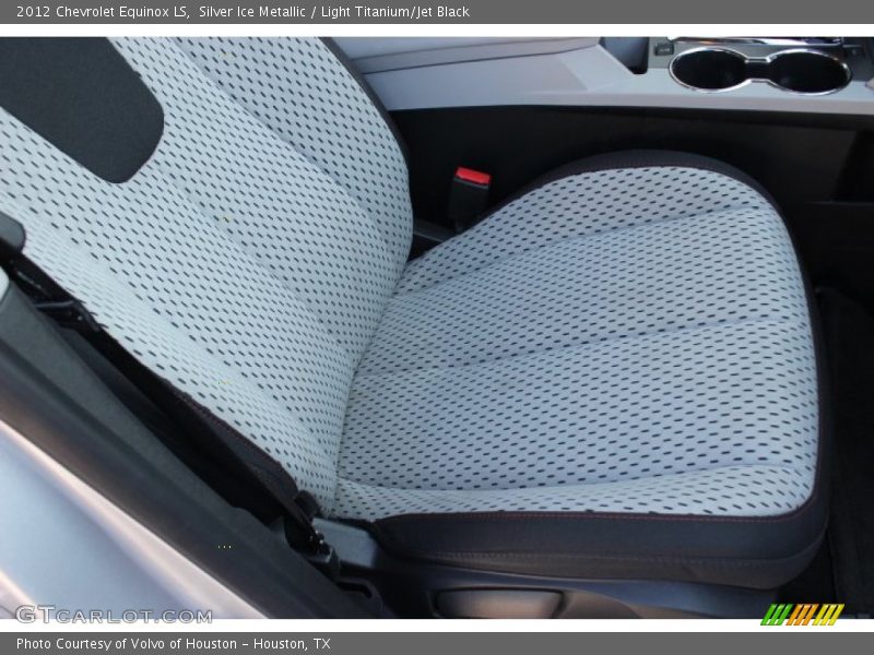 Silver Ice Metallic / Light Titanium/Jet Black 2012 Chevrolet Equinox LS