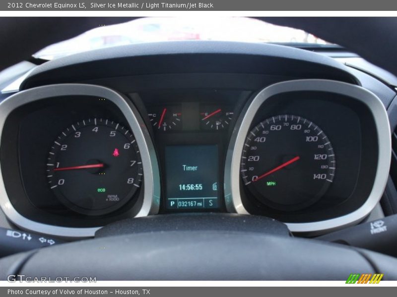 Silver Ice Metallic / Light Titanium/Jet Black 2012 Chevrolet Equinox LS