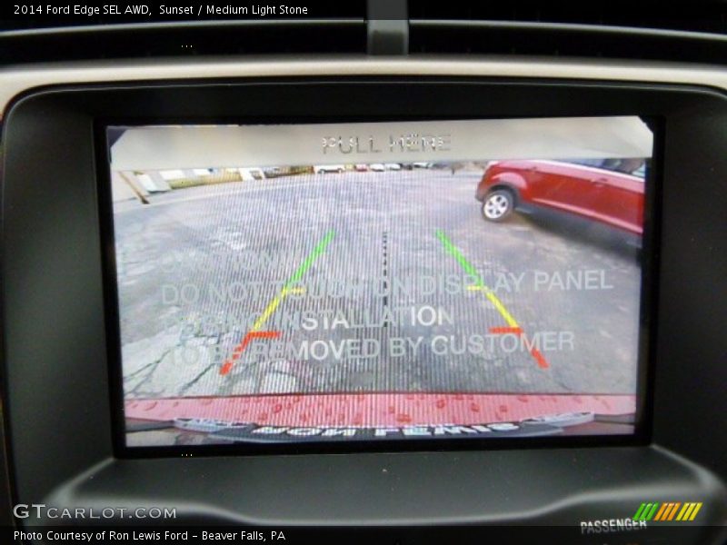 Sunset / Medium Light Stone 2014 Ford Edge SEL AWD