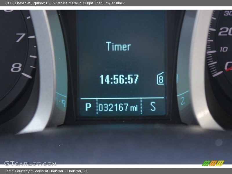 Silver Ice Metallic / Light Titanium/Jet Black 2012 Chevrolet Equinox LS