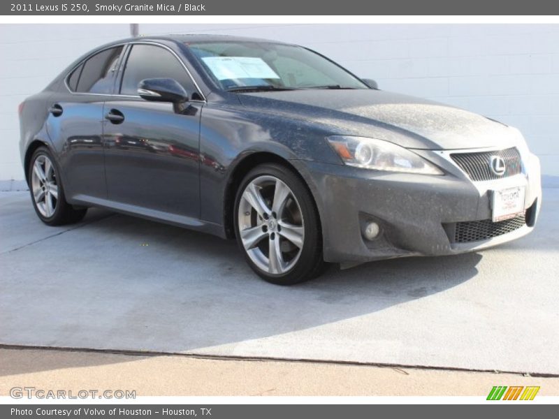 Smoky Granite Mica / Black 2011 Lexus IS 250