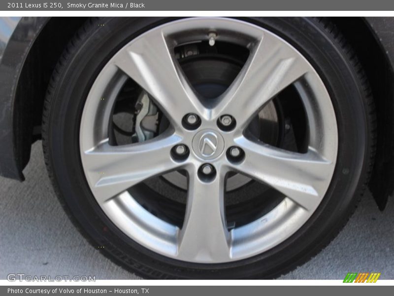Smoky Granite Mica / Black 2011 Lexus IS 250