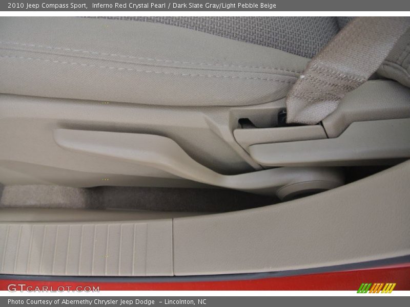 Inferno Red Crystal Pearl / Dark Slate Gray/Light Pebble Beige 2010 Jeep Compass Sport