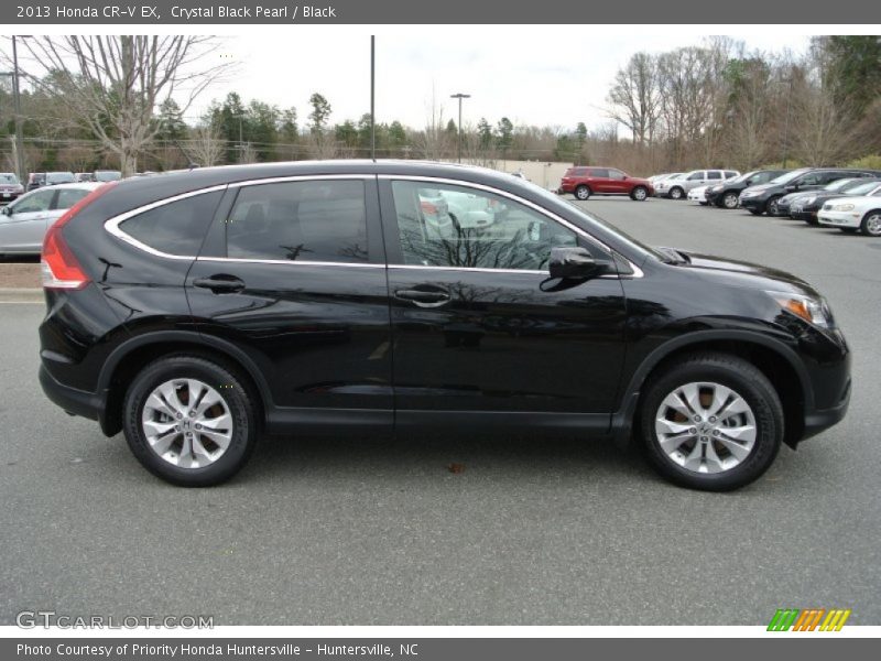 Crystal Black Pearl / Black 2013 Honda CR-V EX