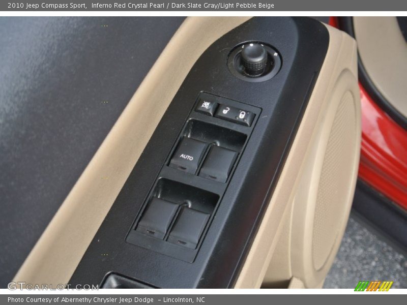Inferno Red Crystal Pearl / Dark Slate Gray/Light Pebble Beige 2010 Jeep Compass Sport