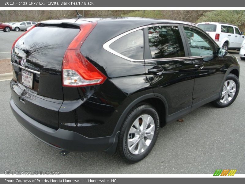 Crystal Black Pearl / Black 2013 Honda CR-V EX
