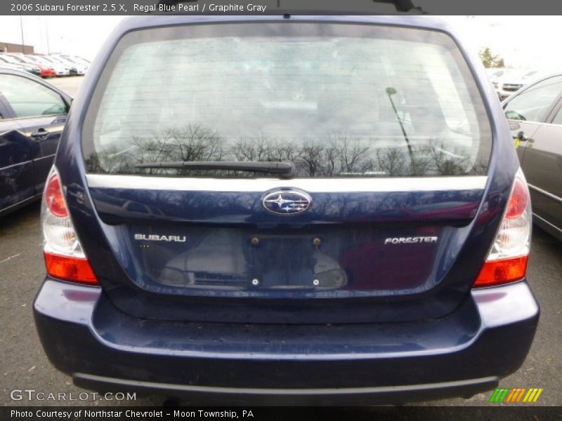 Regal Blue Pearl / Graphite Gray 2006 Subaru Forester 2.5 X