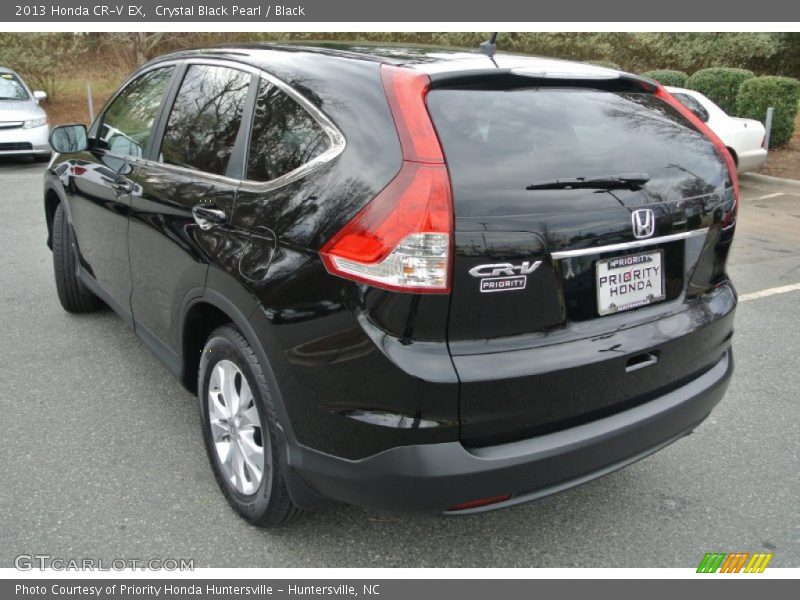 Crystal Black Pearl / Black 2013 Honda CR-V EX
