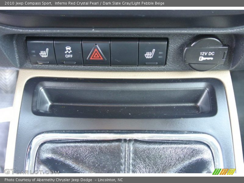 Inferno Red Crystal Pearl / Dark Slate Gray/Light Pebble Beige 2010 Jeep Compass Sport