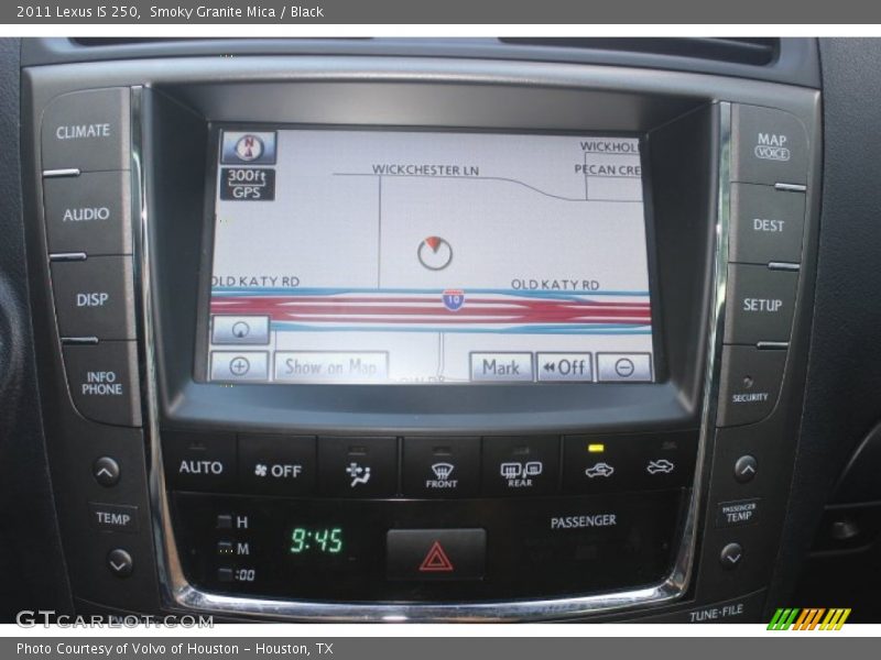Smoky Granite Mica / Black 2011 Lexus IS 250