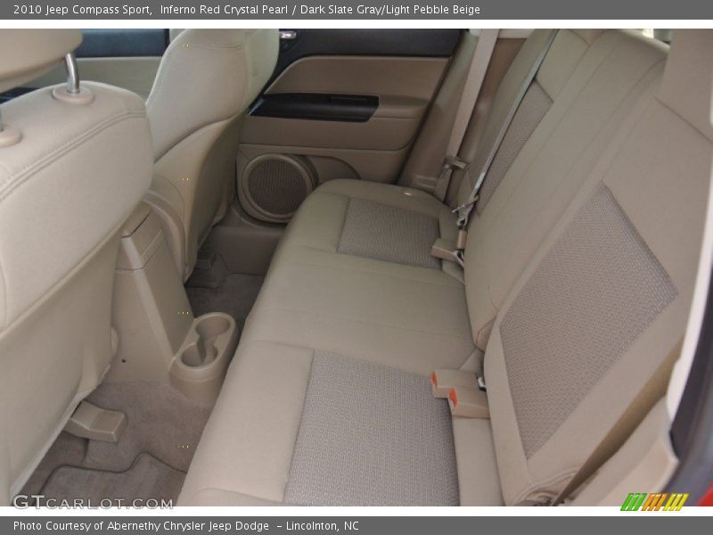 Inferno Red Crystal Pearl / Dark Slate Gray/Light Pebble Beige 2010 Jeep Compass Sport