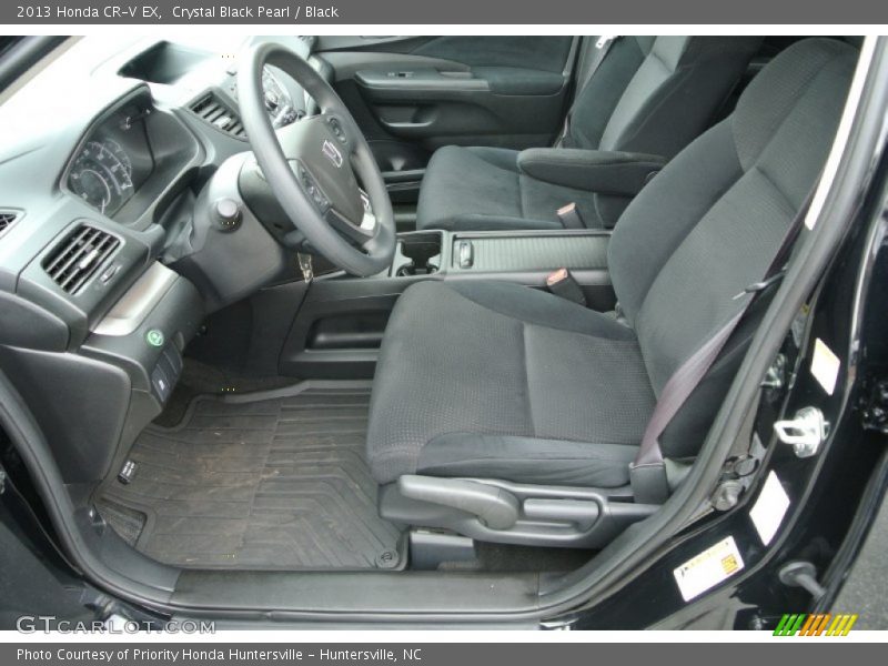 Crystal Black Pearl / Black 2013 Honda CR-V EX