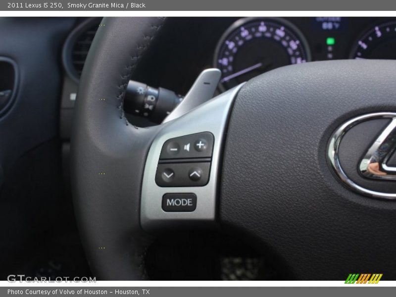 Smoky Granite Mica / Black 2011 Lexus IS 250