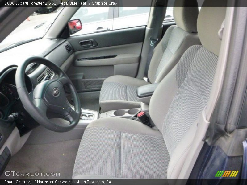 Front Seat of 2006 Forester 2.5 X