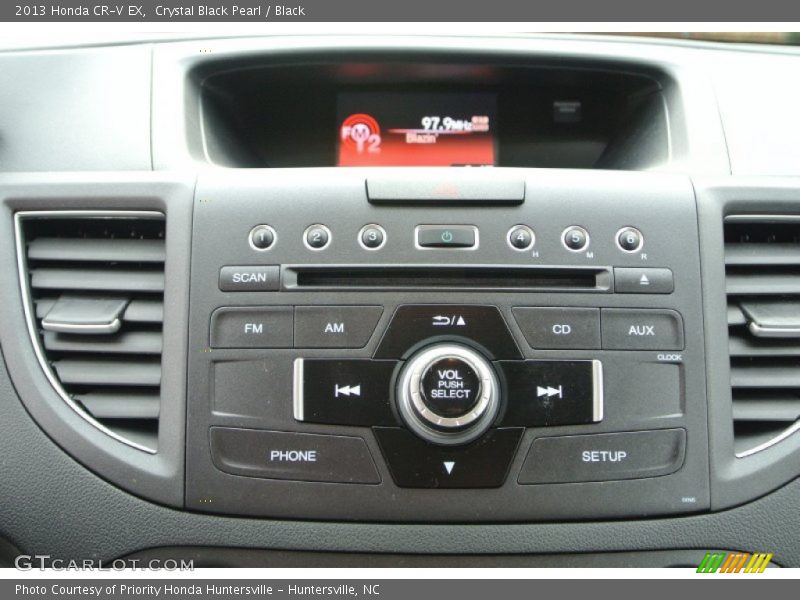 Crystal Black Pearl / Black 2013 Honda CR-V EX