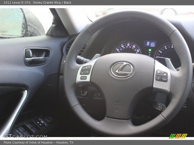 Smoky Granite Mica / Black 2011 Lexus IS 250