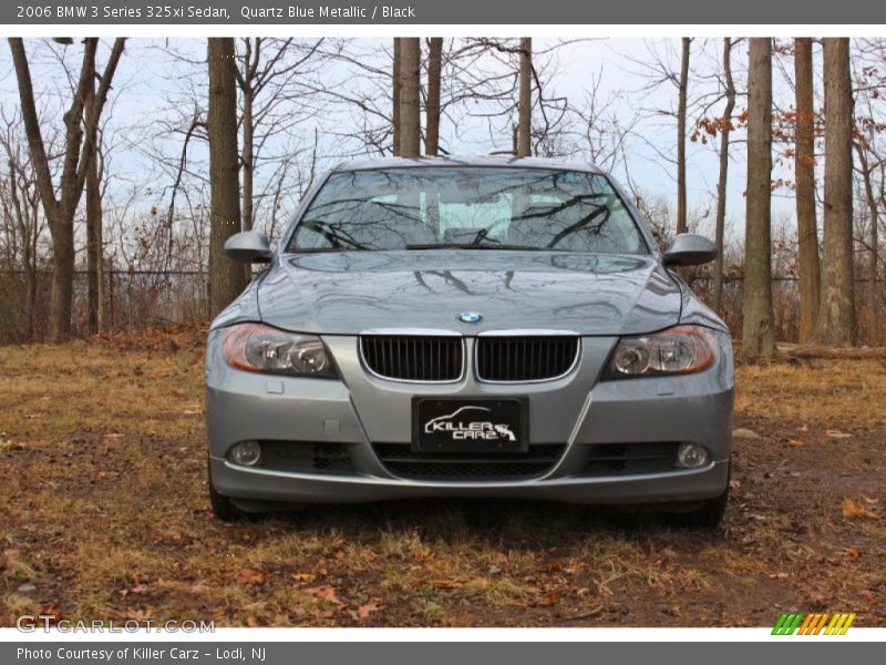 Quartz Blue Metallic / Black 2006 BMW 3 Series 325xi Sedan