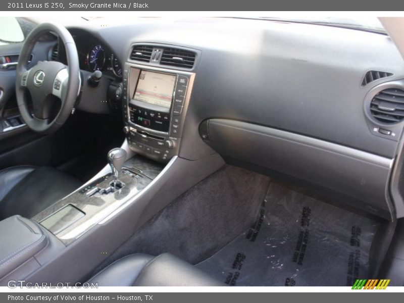 Smoky Granite Mica / Black 2011 Lexus IS 250