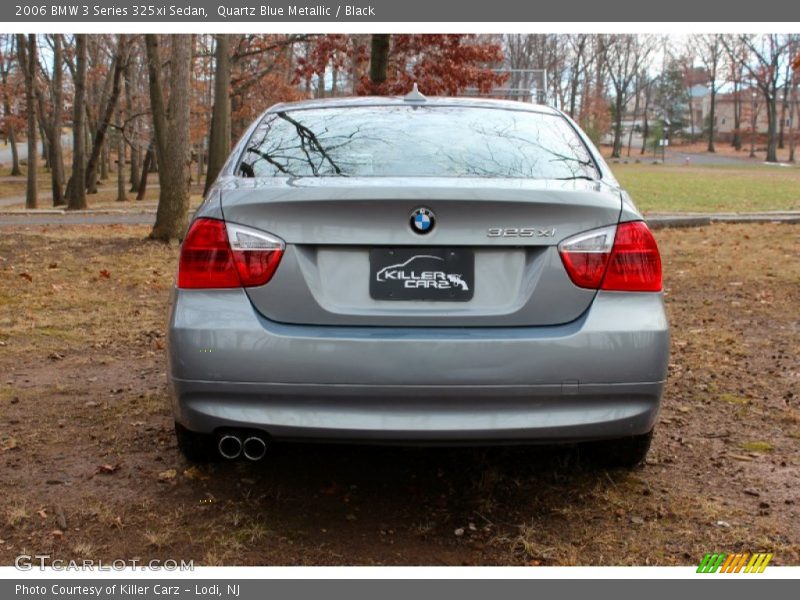 Quartz Blue Metallic / Black 2006 BMW 3 Series 325xi Sedan