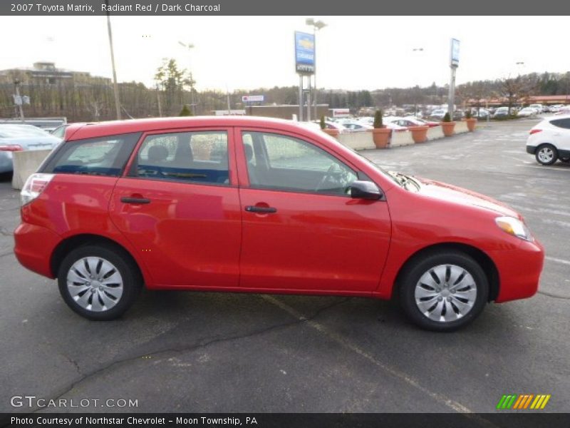 Radiant Red / Dark Charcoal 2007 Toyota Matrix