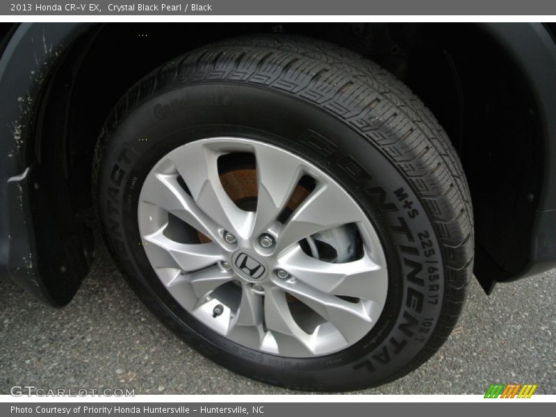 Crystal Black Pearl / Black 2013 Honda CR-V EX