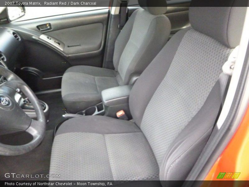 Radiant Red / Dark Charcoal 2007 Toyota Matrix