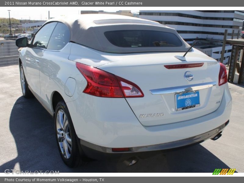 Glacier White Pearl / CC Cashmere 2011 Nissan Murano CrossCabriolet AWD