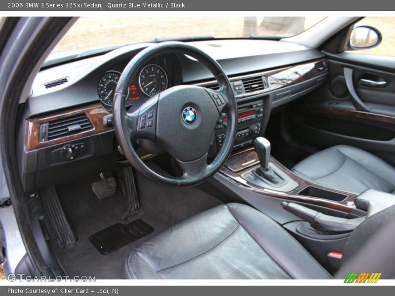 Black Interior - 2006 3 Series 325xi Sedan 