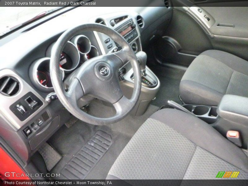 Radiant Red / Dark Charcoal 2007 Toyota Matrix