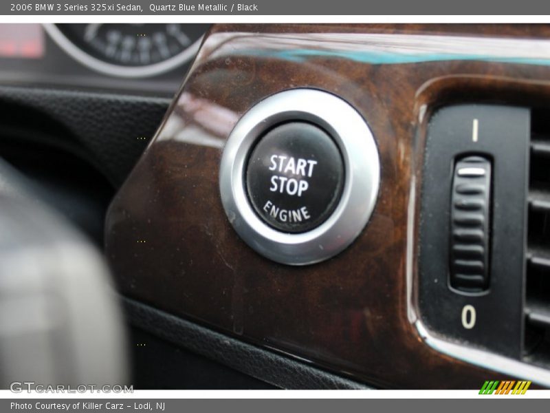 Quartz Blue Metallic / Black 2006 BMW 3 Series 325xi Sedan