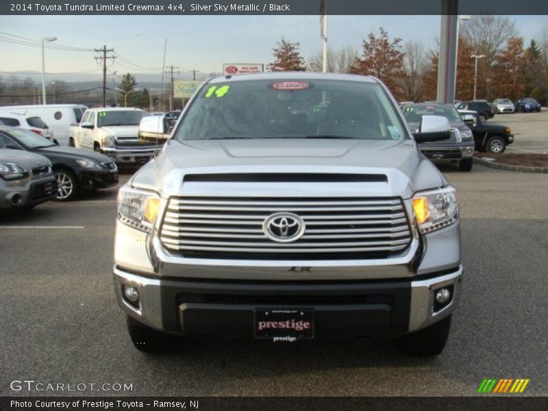 Silver Sky Metallic / Black 2014 Toyota Tundra Limited Crewmax 4x4