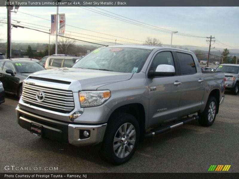 Silver Sky Metallic / Black 2014 Toyota Tundra Limited Crewmax 4x4
