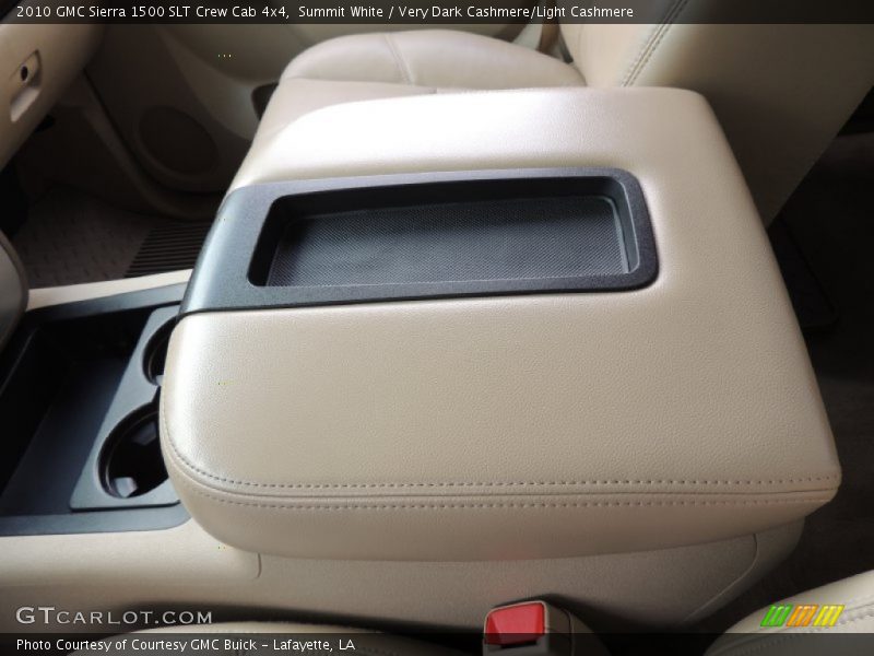 Summit White / Very Dark Cashmere/Light Cashmere 2010 GMC Sierra 1500 SLT Crew Cab 4x4