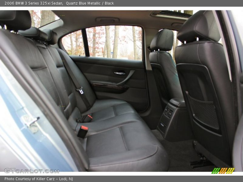 Quartz Blue Metallic / Black 2006 BMW 3 Series 325xi Sedan