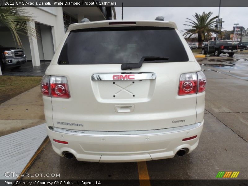 White Diamond Tricoat / Cashmere 2012 GMC Acadia Denali