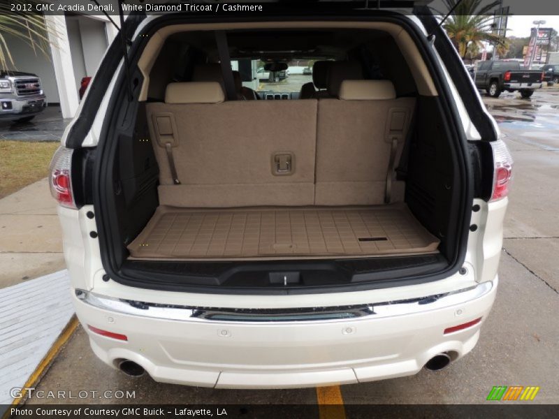 White Diamond Tricoat / Cashmere 2012 GMC Acadia Denali