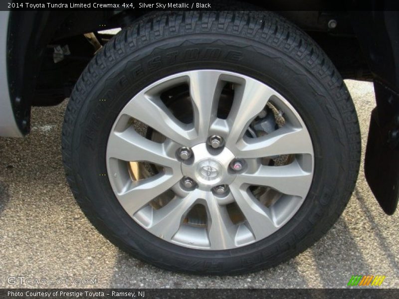 Silver Sky Metallic / Black 2014 Toyota Tundra Limited Crewmax 4x4