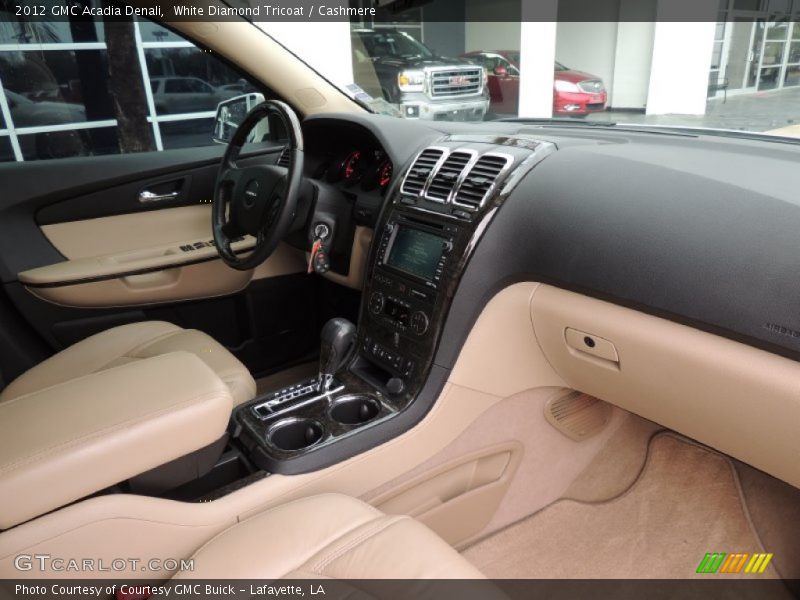 White Diamond Tricoat / Cashmere 2012 GMC Acadia Denali