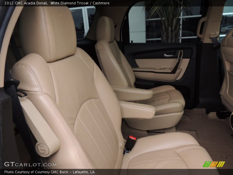 White Diamond Tricoat / Cashmere 2012 GMC Acadia Denali