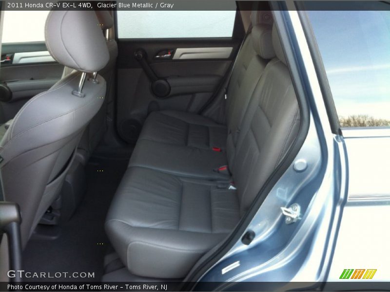 Glacier Blue Metallic / Gray 2011 Honda CR-V EX-L 4WD