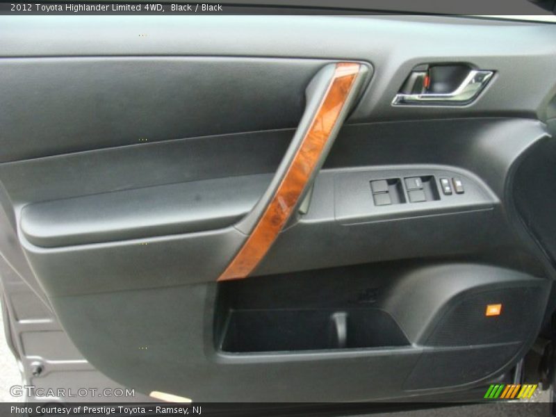 Black / Black 2012 Toyota Highlander Limited 4WD