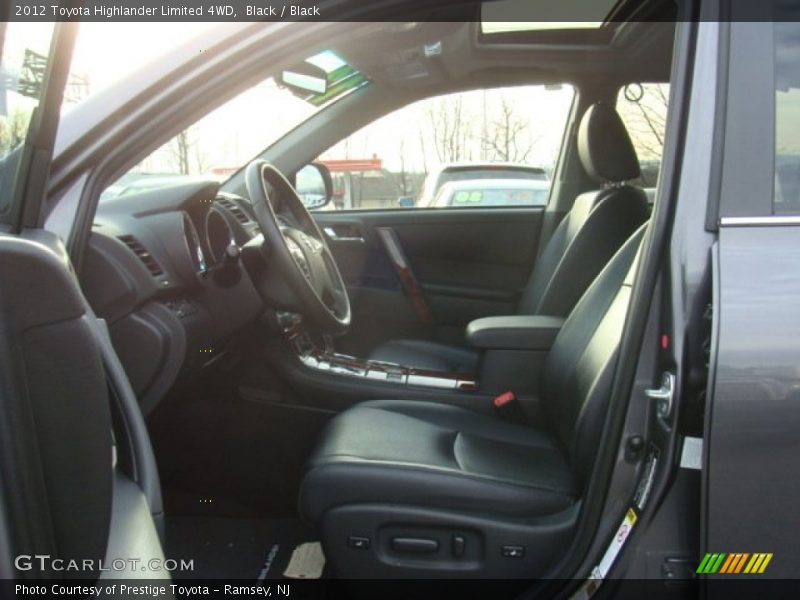 Black / Black 2012 Toyota Highlander Limited 4WD