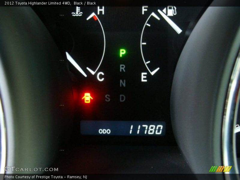 Black / Black 2012 Toyota Highlander Limited 4WD