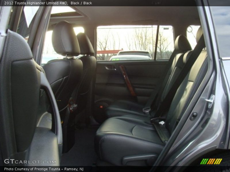 Black / Black 2012 Toyota Highlander Limited 4WD