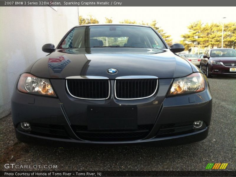 Sparkling Graphite Metallic / Grey 2007 BMW 3 Series 328xi Sedan