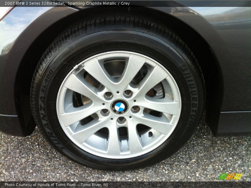 Sparkling Graphite Metallic / Grey 2007 BMW 3 Series 328xi Sedan